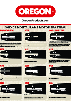 OREGON - GHID de montaj lame motofierastrau