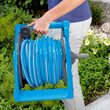 Set tambur pentru furtun cu duză și conector, portabil, AquaCraft 