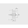 Diblu nylon tip melc MEA, GKD, pentru gips-carton, 50buc