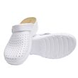 Sabot cu baretă Goldenfit, alb, 42