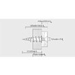 Diblu nylon tip melc MEA, GKD, pentru gips-carton, 50buc