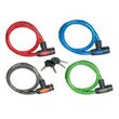 Cablu antifurt bicicletă  MASTERLOCK 8228EURDPRO, oțel, 1m, Ø18mm, clasă securitate 7/15, cheie