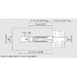 Diblu universal MEA, cu guler, MZK, 8x48mm, 90buc