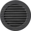 Grilă aerisire rotundă KARRO, ø 100mm, grafit