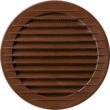 Grilă aerisire rotundă KARRO, ø 70mm, maro 