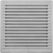 Grilă aerisire KARRO, 170mmx170mm, cu prindere reglabilă, gri
