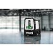 Nivelă cu laser verde KAPRO, 870G, 2 raze, rezistentă la apă IP65