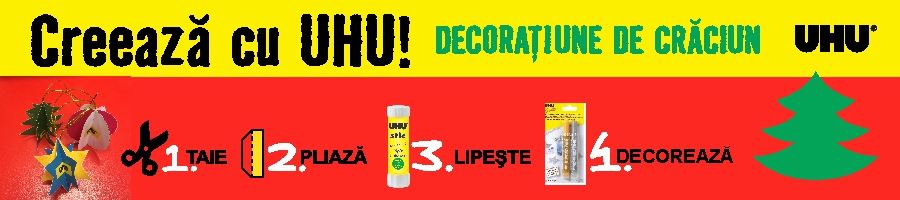 Creează cu UHU - decorațiuni pentru sărbători!