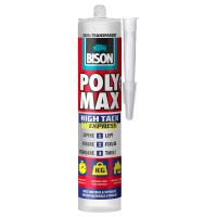 Adeziv și etanșeizant MS Polimer BISON Poly Max High Tack Crystal Express, transparent, 300g