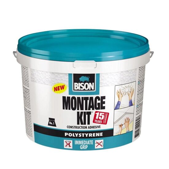Adeziv pentru polistiren BISON Montage Kit Polystyrene, 4kg