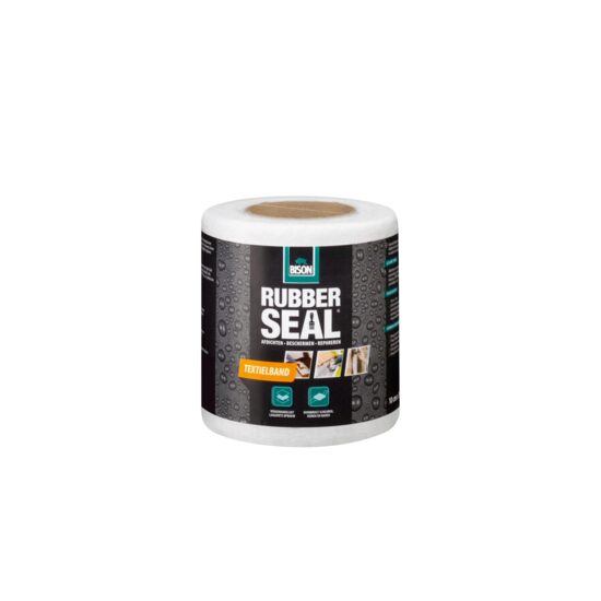 Bandă textilă de armare BISON Rubber Seal, 10cmx10m
