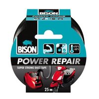 Bandă adezivă texturată BISON Power Repair, negru, 50mmx25m