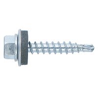 Șurub autoforant STARKFIX, cu cap hexagonal și șaibă EPDM, pentru metal, 4,8x35, zincat, 250buc