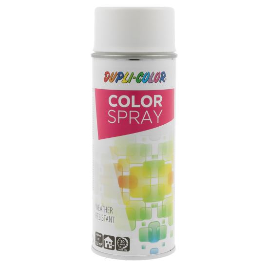 Vopsea spray decorativă DUPLI-COLOR Color Spray, RAL 9010 alb mat, 400ml