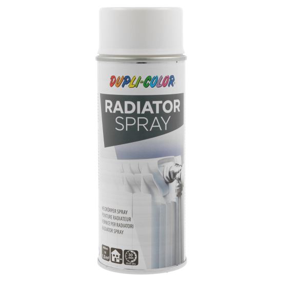 Vopsea spray pentru radiator DUPLI-COLOR Radiator Spray, sintetică, alb, 400ml
