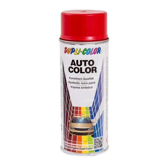 Vopsea spray retuș auto nemetalizată DUPLI-COLOR DaciaLogan, roșu passion, 350ml