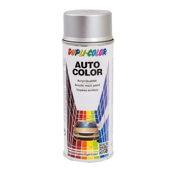Vopsea spray retuș auto metalizată DUPLI-COLOR DaciaLogan, gri platine, 350ml