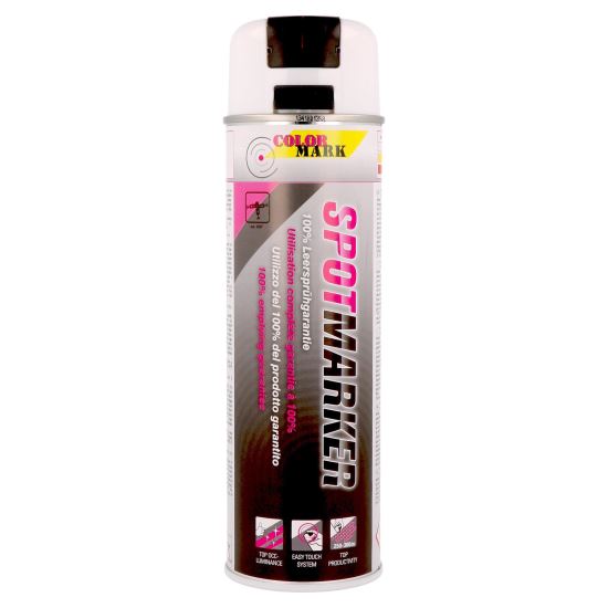 Vopsea spray pentru marcaje industriale COLORMARK Spotmarker, 500ml, alb 