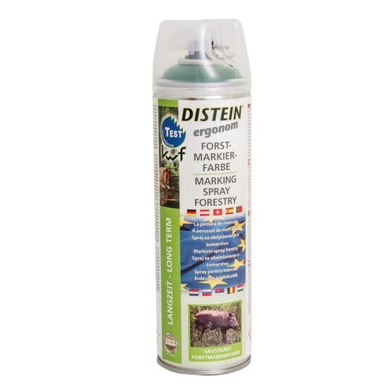 Vopsea spray pentru marcaje forestiere DISTEIN, permanent, 500ml, verde
