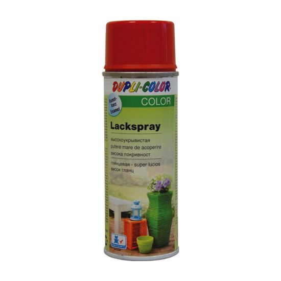Vopsea spray decorativă DUPLI-COLORLackspray, sintetică, roșu, 200ml
