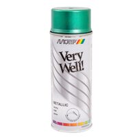 Vopsea spray decorativă metalizată MOTIP Very Well, acrilică, 400ml, verde