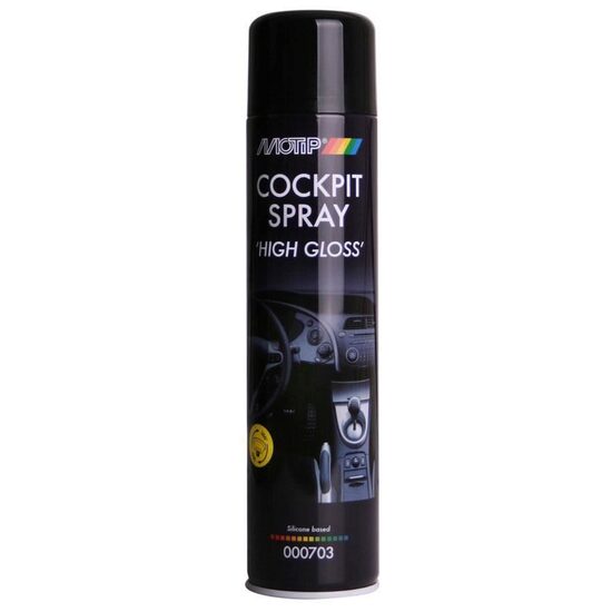 Spray de bord MOTIP Cockpit, lucios, cu silicon, 600ml