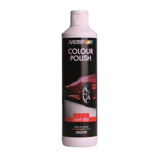 Polish color pentru suprafețe vopsite MOTIP Colour Polish, 500ml, roșu