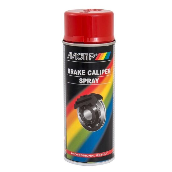 Vopsea spray pentru etriere frână MOTIP, roșu, 400ml