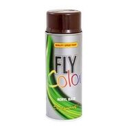 Vopsea spray decorativă FLY COLOR, acrilică, 400ml, RAL 8011 maro nucă