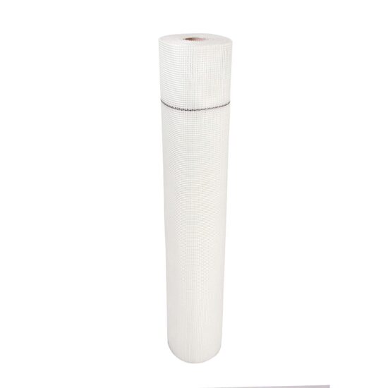 Plasa fibra sticla alba  INTERIOR 90g/mp, 5x5mm,