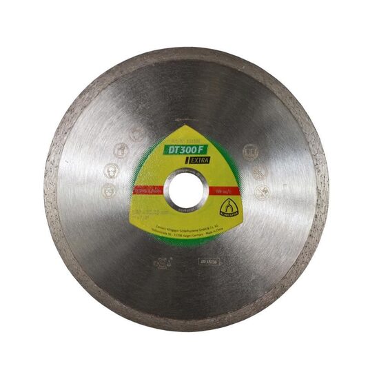 Disc de tăiere diamantat KLINGSPOR DT 300 F Extra, pentru gresie, faianță, 180mmx1,6mm