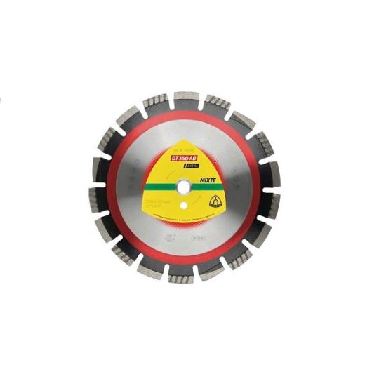 Disc de tăiere diamantat KLINGSPOR DT 350AB, pentru beton, asfalt, 350x3,2x25,4mm