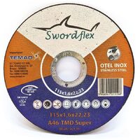Disc de tăiere SWORDFLEX A 46 TMD SUPER, plat, pentru oțel, inox, 115mmx1,6mm