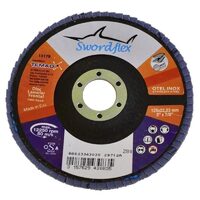 Disc lamelar SWORDFLEX TMD R82B, 125mmx22,23mm, granulație P60