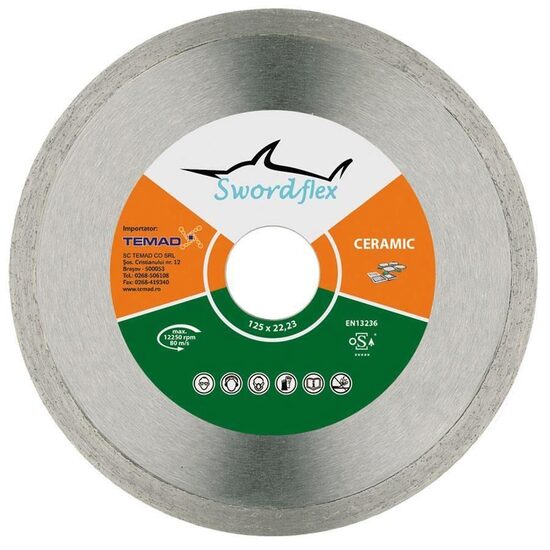 Disc de tăiere diamantat SWORDFLEX Ceramic, 115mmx22,23mm