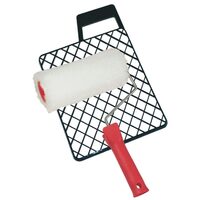 Set Rolă HOBBY, cu mâner din plastic și grătar din PVC, 180mm
