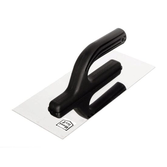 Gletieră din inox cu mâner din plastic, 270mmx128mm