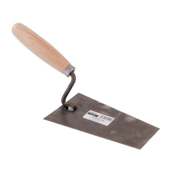 Mistrie trapezoidală din oțel cu mâner din lemn, 180mm