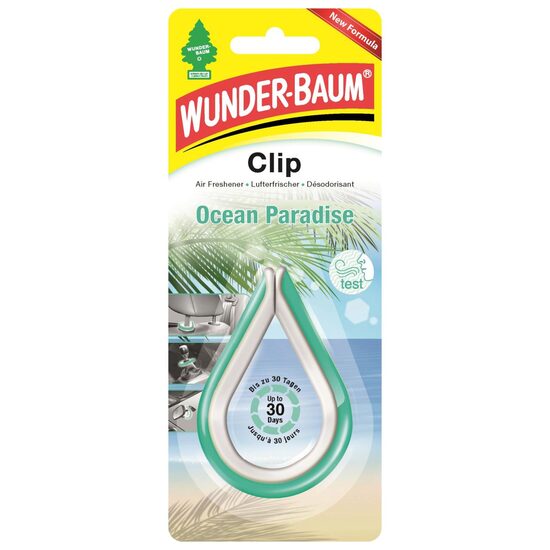 Odorizant auto WUNDER-BAUM Clip Ocean Paradise, parfum racoritor de fructe