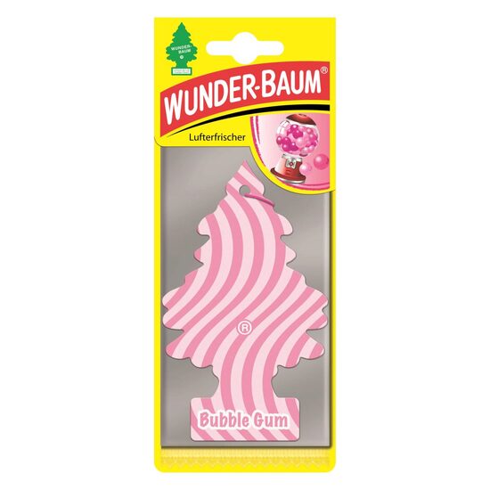 Odorizant auto WUNDER-BAUM Bubble Gum, brăduț, parfum dulce din fructe