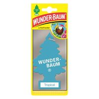 Odorizant auto WUNDER-BAUM Tropical, brăduț, parfumul aerului cald tropical