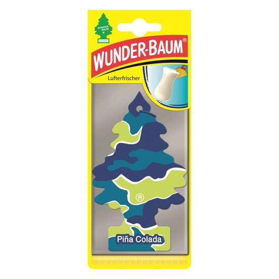 Odorizant auto WUNDER-BAUM Pina Colada, brăduț, parfum de fructe tropicale
