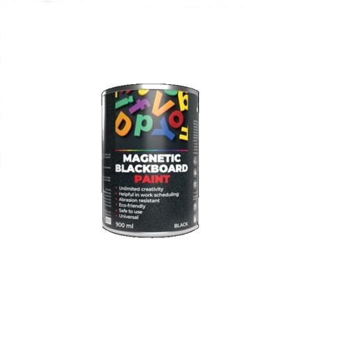 Vopsea neagră cu proprietăți magnetice Magnetic Blackboard Paint, 750ml