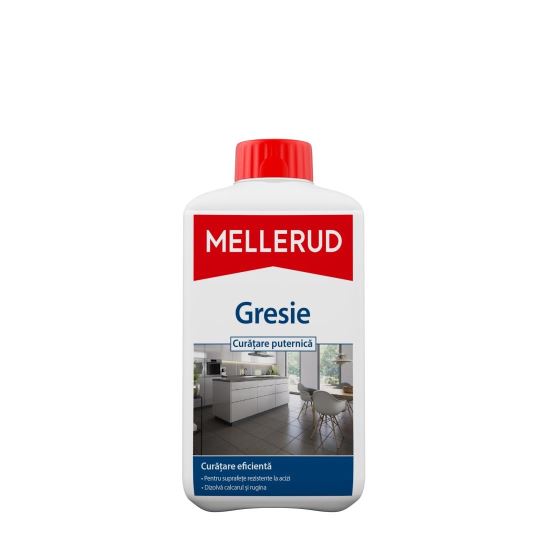 Soluție pentru curățarea gresiei și a suprafețelor din piatră MELLERUD, 1L