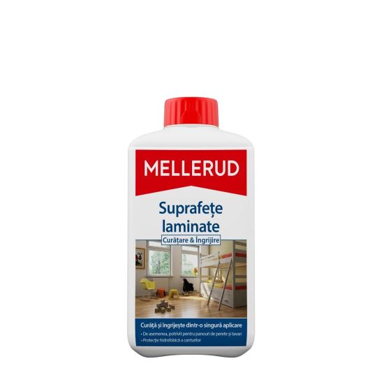 Soluție pentru curățarea suprafețelor laminate și din plută MELLERUD, 1L