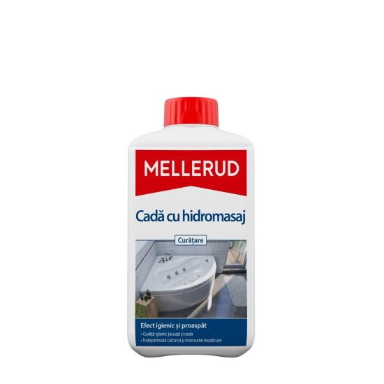 Soluție pentru curățarea căzilor de baie cu hidromasaj MELLERUD, 1L