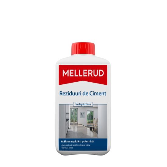 Soluție pentru îndepărtarea urmelor și petelor de ciment MELLERUD, 1L