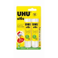 Lipici pentru hârtie UHU stic, 2x21g blister