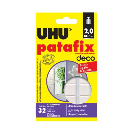 Adeziv tablete UHU Patafix deco, reutilizabil, 32 tablete