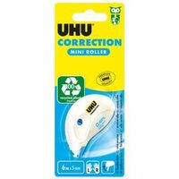 Bandă corectoare mini UHU Mini Correction Roller, 6mx5mm